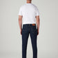 Men's 511 Dark Blue Slim Fit Mid Rise Selvedge Jeans - Back View