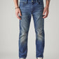 Men's 511 Indigo Slim Fit Mid Rise Selvedge Jeans - Front View
