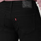Men's 511 Black Slim Fit Mid Rise Jeans - Detail View