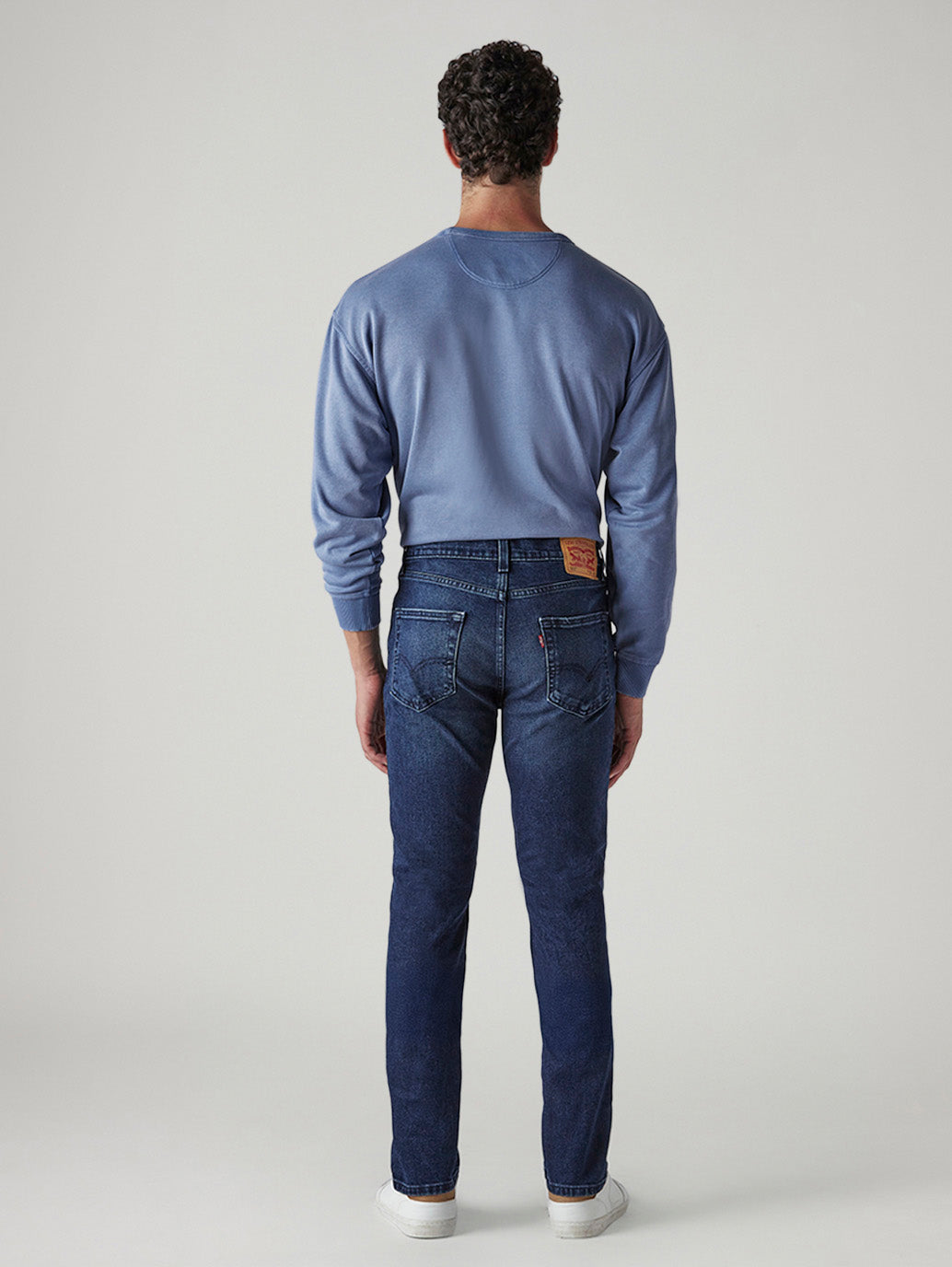Men's 511 Dark Indigo Slim Fit Mid Rise Jeans - Back View