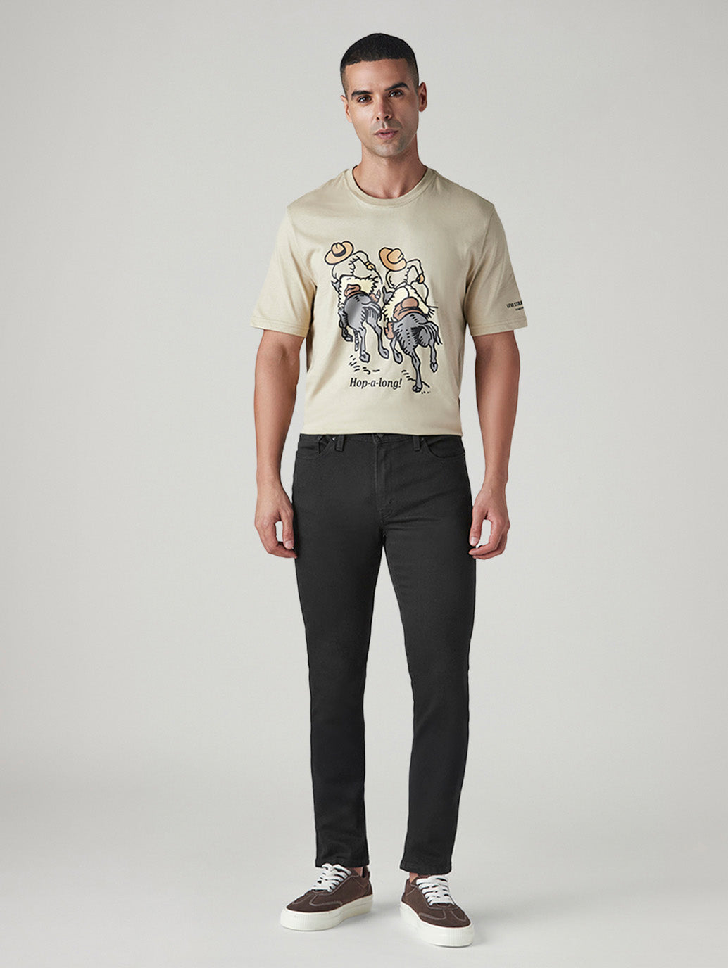 Men's 517 Black Bootcut Fit Mid Rise Jeans