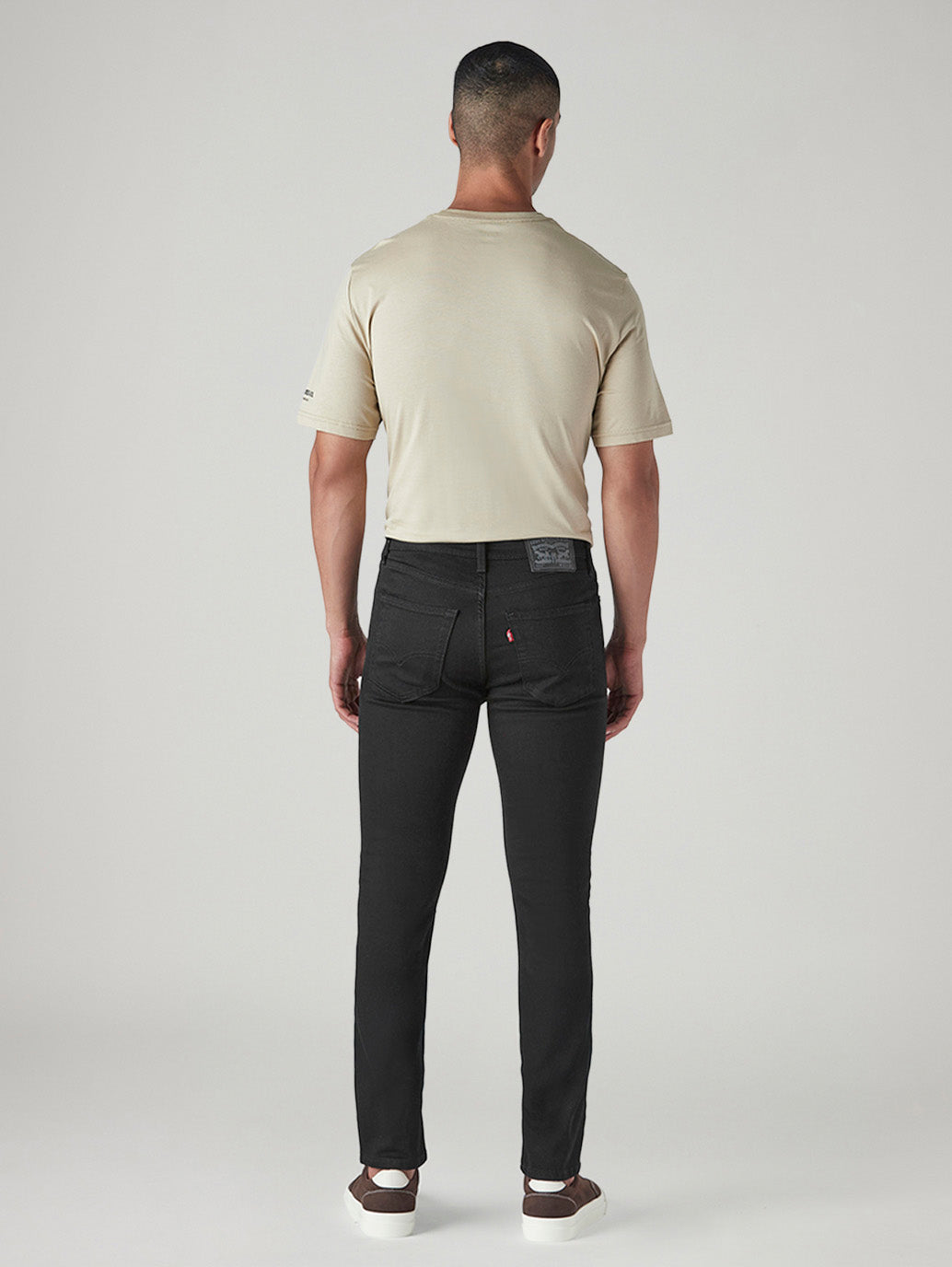 Men's 517 Black Bootcut Fit Mid Rise Jeans - Back View