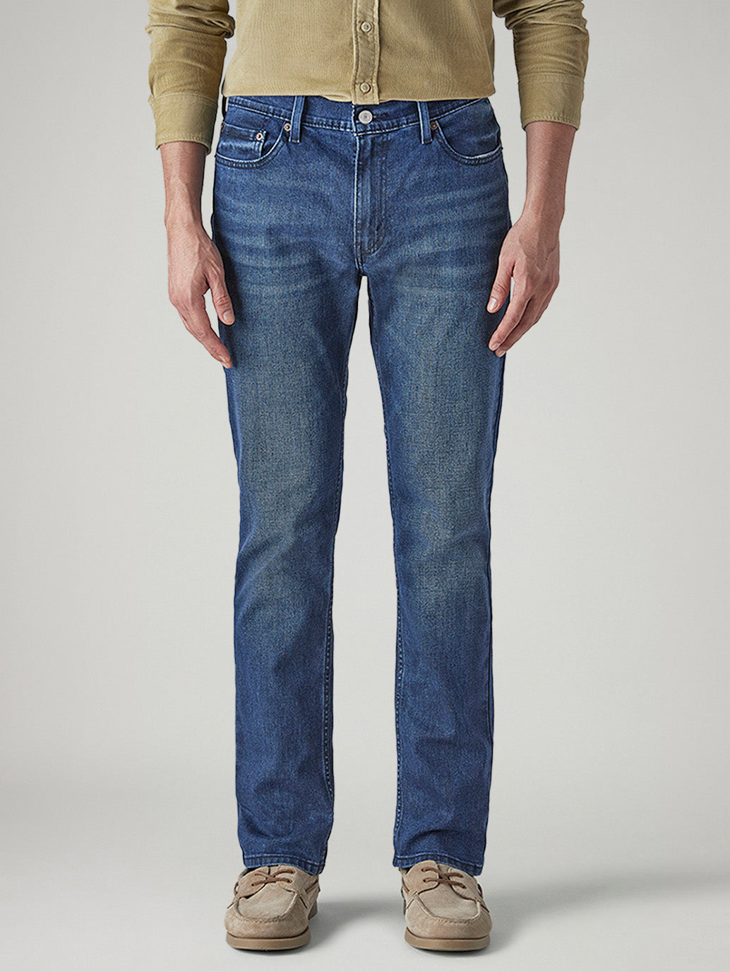 Men's 511 Indigo Slim Fit Mid Rise Jeans - Front View