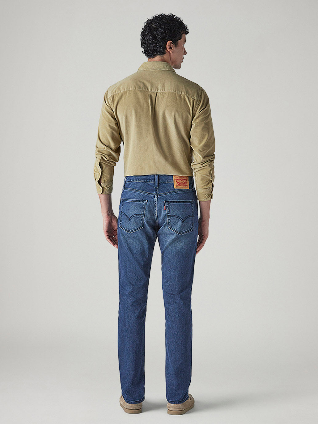 Men's 511 Indigo Slim Fit Mid Rise Jeans - Back View