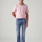Men's 511 Blue Slim Fit Mid Rise Jeans - Front View