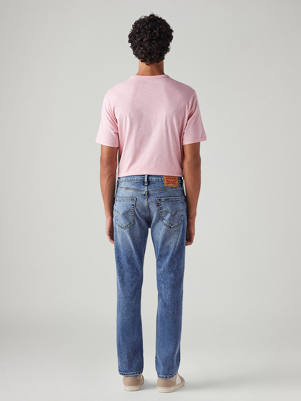 Men's 511 Blue Slim Fit Mid Rise Jeans - Back View