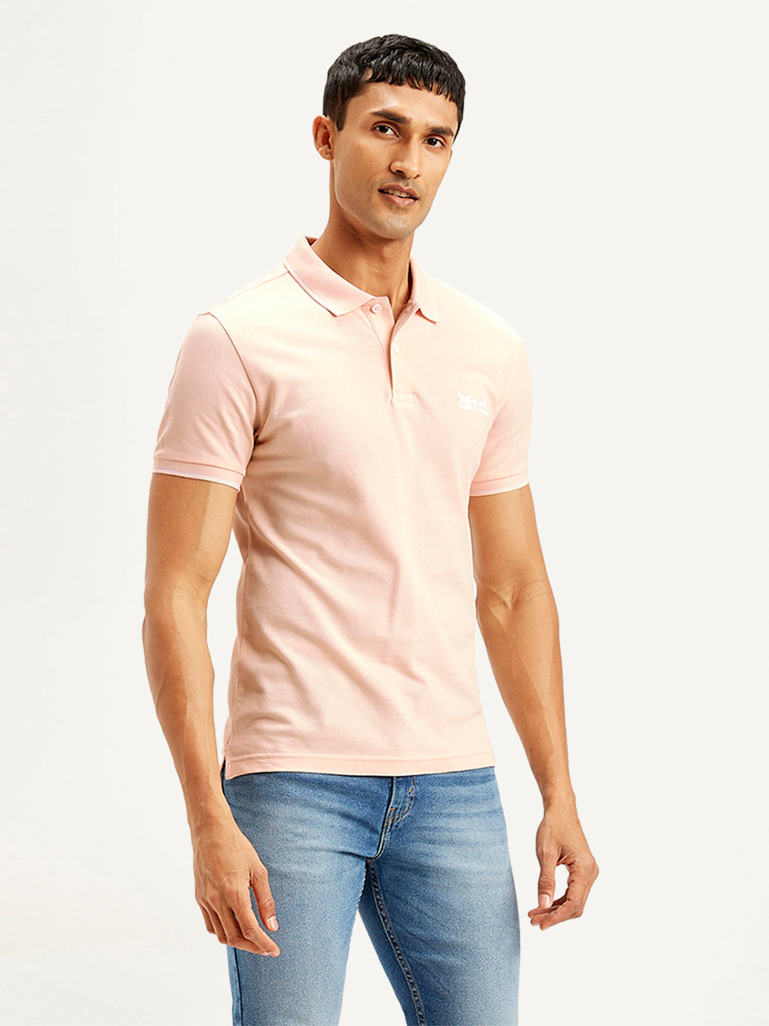 Men's Solid Slim Fit Polo T-shirt - 188356cdf7130cf6cd059deb7002d41d View