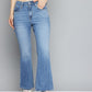 Women's 726 Blue Flared Fit High Rise Jeans - 18ce9cd1-39e7-4bbe-a39d-9efece35185b1737538489050-Womens-High-Rise-726-Flared-Fit-Blue-Jeans-3371737538488530-2 View