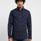 Men's Geometric Print Spread Collar Shirt - 1f80ed28-ace7-46ef-80b0-30fd4c776565 View