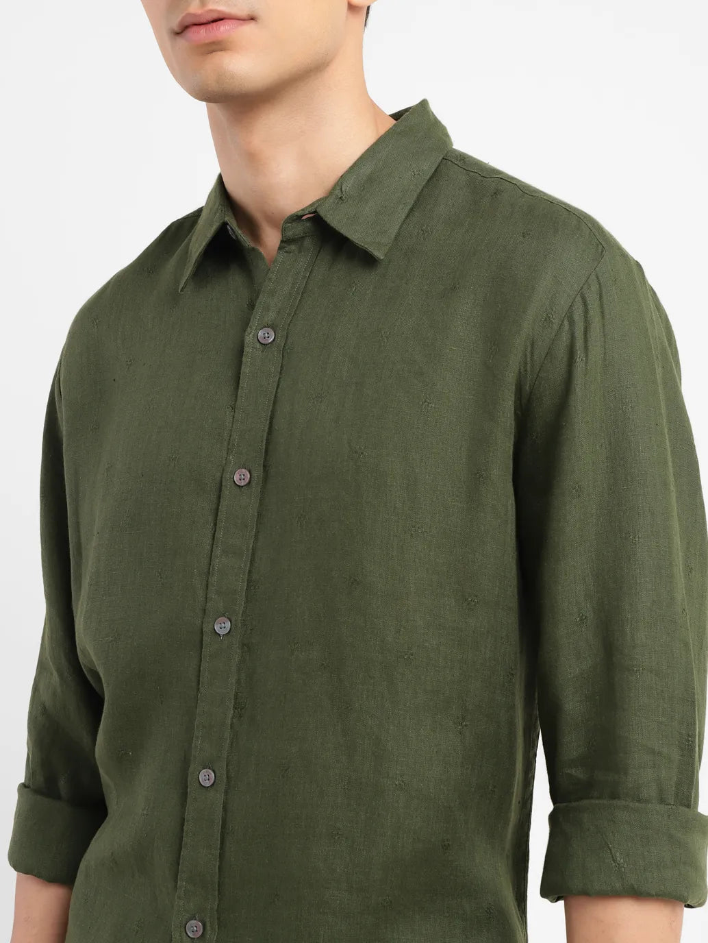 Men's Solid Slim Fit Shirt - b62ff323-7b3f-49e0-9e54-879de21a5d90 View