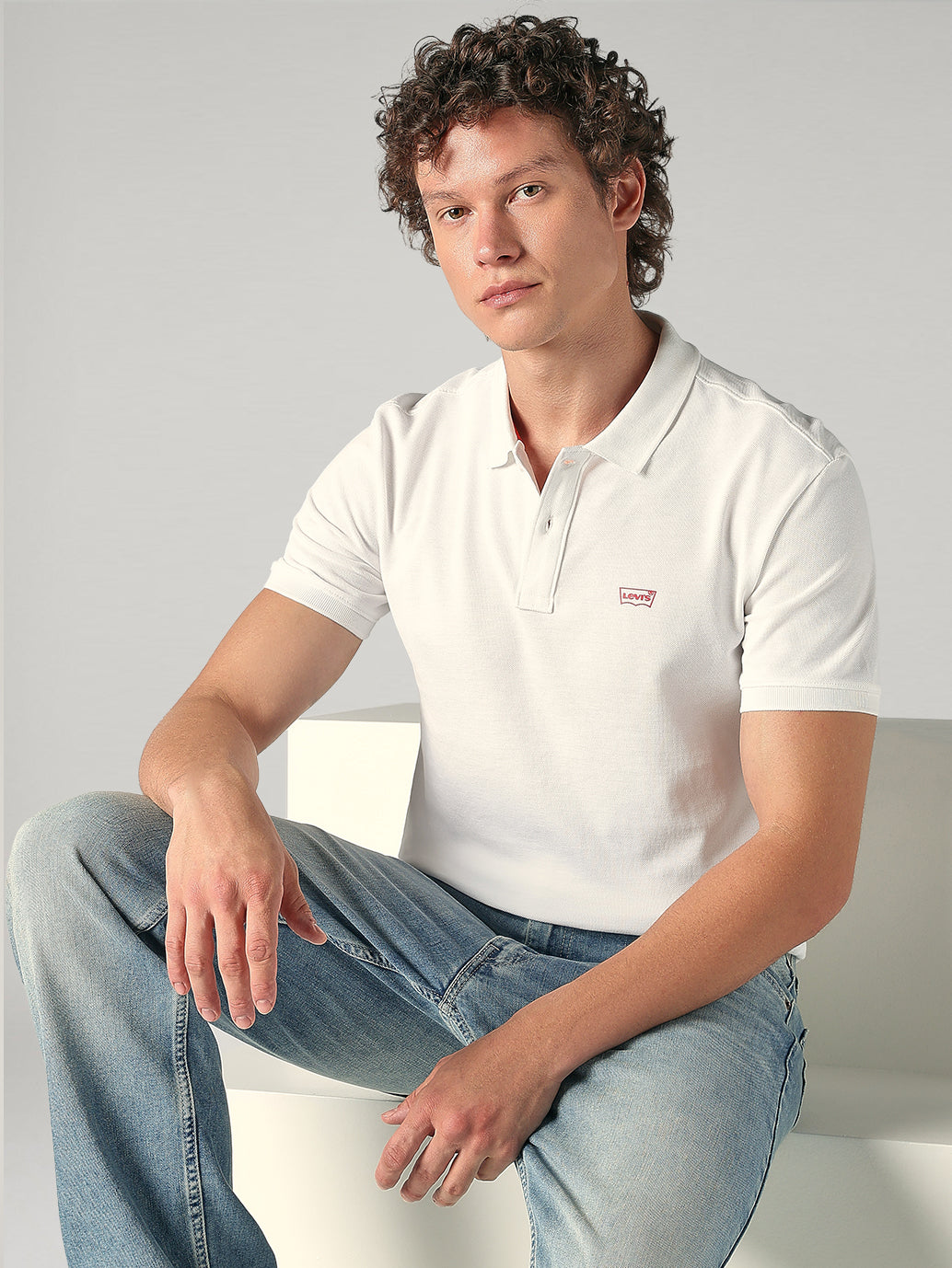 Men's Cotton Slim Fit Solid Pique Polo T shirt