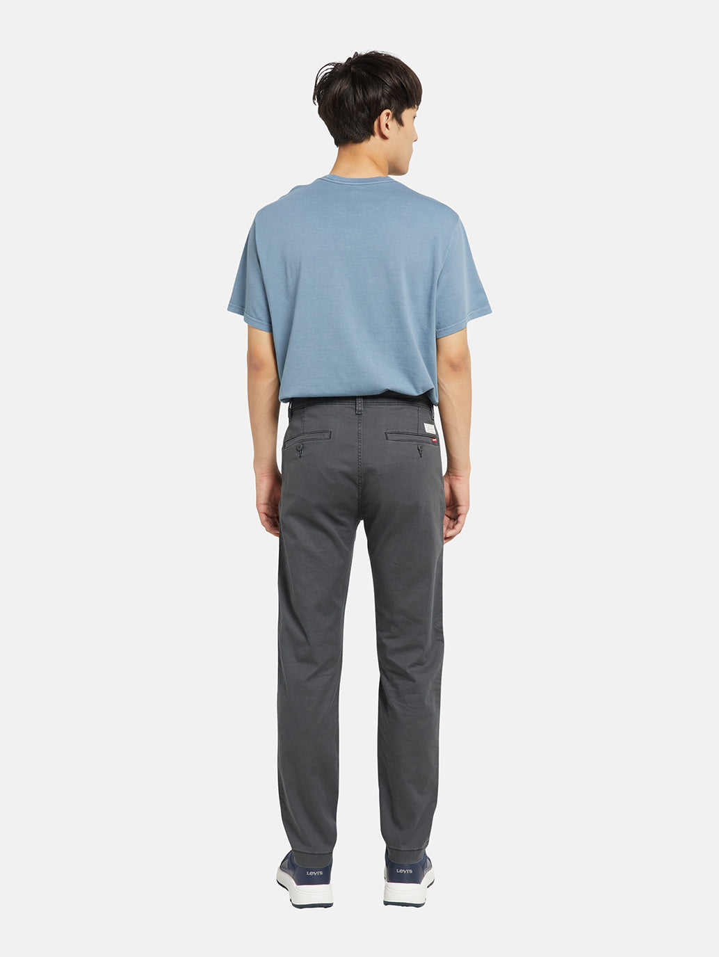 Men's Charcoal Grey Regular Fit Chinos - 1f646e573dd6a4482519159d67e534c2 View