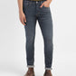 Men's Blue Skinny Fit Mid Rise Jeans - bcc931e1-ebae-4302-a0ca-b963362bde6c View