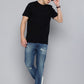 Men's Blue Skinny Fit Mid Rise Jeans - 4 View