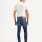 Men's Blue Skinny Tapered Fit Mid Rise Jeans - 20 View