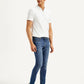 Men's Blue Skinny Tapered Fit Mid Rise Jeans - 20 View