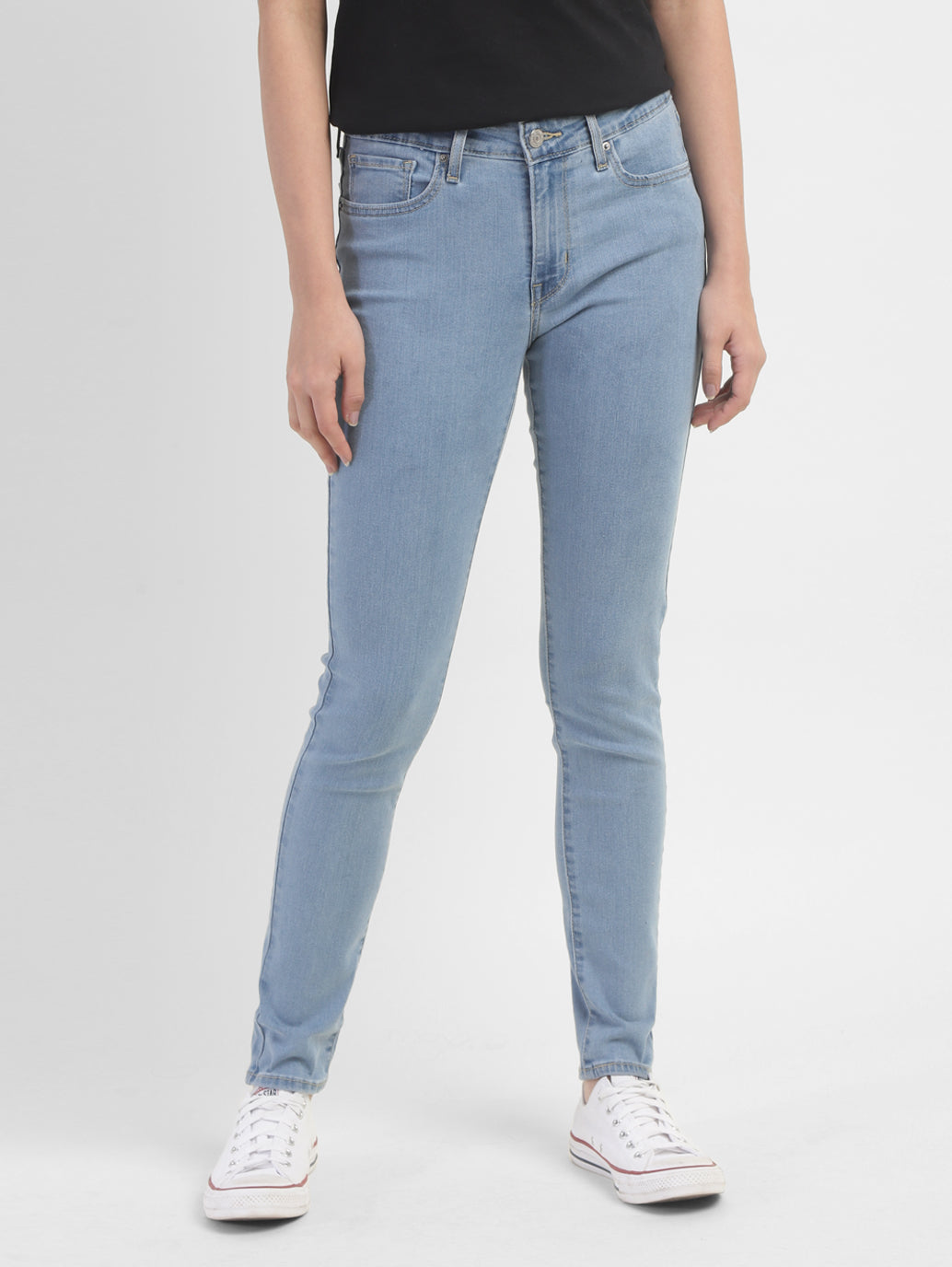 Women's 711 Blue Skinny Fit Mid Rise Jeans - f98509ba-40d3-4518-af0a-b85b28eae7c3 View