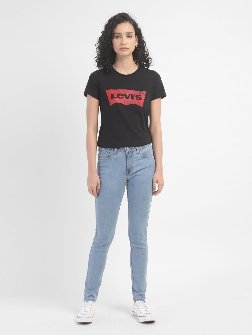 Women's 711 Blue Skinny Fit Mid Rise Jeans - a545777a-9273-4877-9429-491c75927f70 View