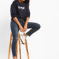 Women's 711 Blue Skinny Fit Mid Rise Jeans - d0f77ffe-a04a-4af4-bf48-49f7b938c2cf View