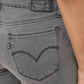 Women's 711 Grey Skinny Fit Mid Rise Jeans - b00621b9-a999-48f8-95bc-7b0facce3c59 View