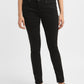 Women's 711 Black Skinny Fit Mid Rise Jeans - 31f79d54-c09d-47d9-9f6f-16fa0297084e View