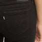 Women's 711 Black Skinny Fit Mid Rise Jeans - 6146516e-705e-4b87-862e-3eb56af5d7e5 View