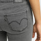 Women's 711 Grey Skinny Fit Mid Rise Jeans - e6891ab2-7732-4695-90b2-62c8084b531b View