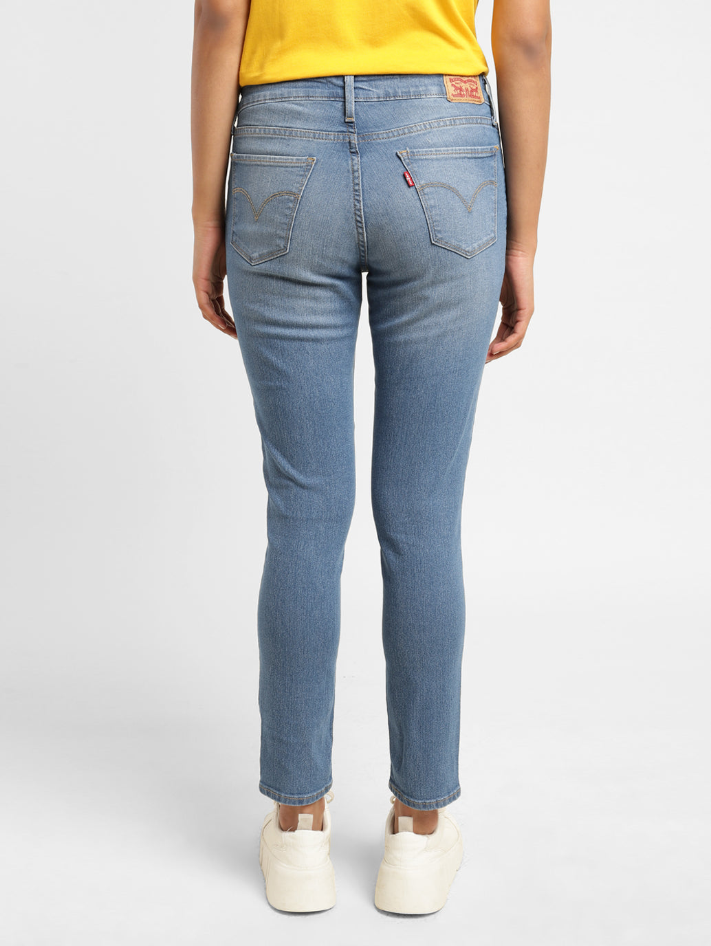 Women's 711 Blue Skinny Fit Mid Rise Jeans - 7f067be5-38fe-4049-88f4-10bce08b56be View