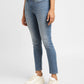 Women's 711 Blue Skinny Fit Mid Rise Jeans - 2b3922df-215e-41c8-bd1c-a6e876450fa9 View