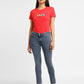 Women's 711 Blue Skinny Fit Mid Rise Jeans - 0b7c49d3-1e6a-4d7b-a17a-430acdcd0123 View