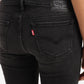 Women's 711 Black Skinny Fit Mid Rise Jeans - b58798ec-74f1-4605-bdf5-33657881c6ae View