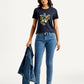 Women's 711 Blue Skinny Fit Mid Rise Jeans - Styleshot View