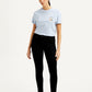 Women's 711 Black Skinny Fit Mid Rise Jeans - Front View