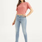 Women's 711 Blue Skinny Fit Mid Rise Jeans - 89cdd174-a11f-4d06-b0a3-00aa824a1ce2 View