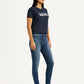 Women's 711 Indigo Skinny Fit Mid Rise Jeans - Side View