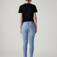 Women's 711 Light Blue Skinny Fit Mid Rise Jeans - Back View