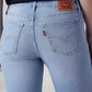 Women's 711 Light Blue Skinny Fit Mid Rise Jeans - 20 View