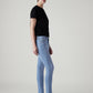 Women's 711 Light Blue Skinny Fit Mid Rise Jeans - Side View