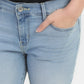 Women's 710 Blue Skinny Fit Mid Rise Jeans - bfb4c839-b52d-4168-8387-3c5fe4ddb135 View