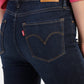 Women's 710 Blue Skinny Fit Mid Rise Jeans - d2693c4c-1558-48c4-b388-c9c45c38e212 View