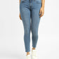 Women's 710 Blue Skinny Fit Mid Rise Jeans - 32b40c25-d60c-42a1-83a4-63a770315d62 View
