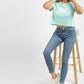 Women's 710 Blue Skinny Fit Mid Rise Jeans - ad2117bd-be9b-4fee-95bc-1219e9890dc9 View