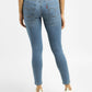 Women's 710 Blue Skinny Fit Mid Rise Jeans - 9c7ef347-2877-412b-8e38-64a46c7dffea View