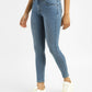 Women's 710 Blue Skinny Fit Mid Rise Jeans - 1cec1b30-6a4d-4feb-bd10-aa4d57e94055 View