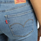 Women's 710 Blue Skinny Fit Mid Rise Jeans - 80128d07-207c-4b01-aa46-a9b40729c609 View