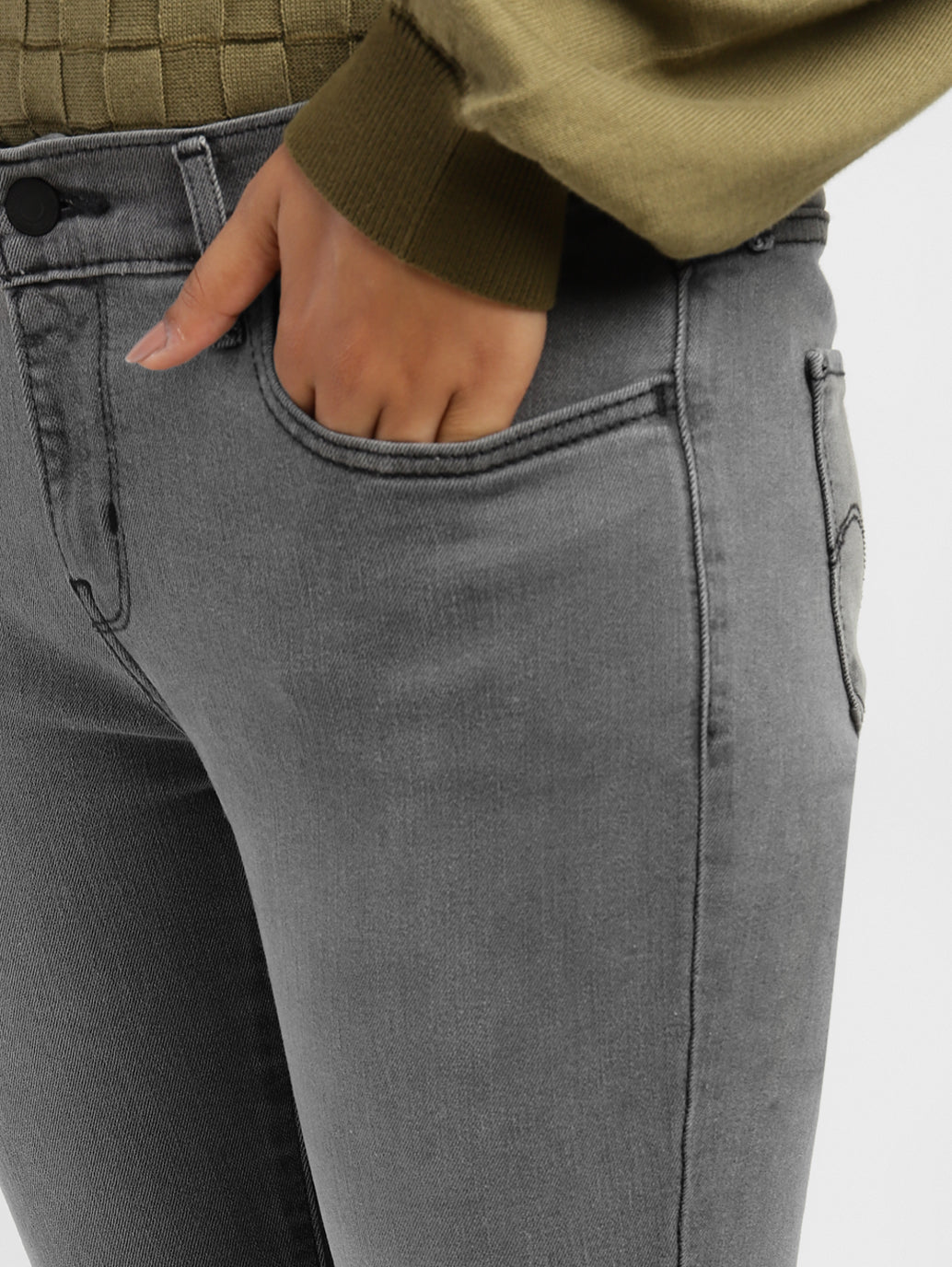 Women's 710 Grey Skinny Fit Mid Rise Jeans - c04e78bc-f7ec-45c9-8627-12b3c8f5c378 View