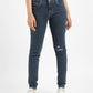 Women's 710 Blue Skinny Fit Mid Rise Jeans - 6c921443-dc3d-4ab1-9daa-dce3f9121a04 View