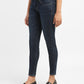 Women's 710 Blue Skinny Fit Mid Rise Jeans - b2a03358-0c2d-4bbb-b697-ad9711326c12 View