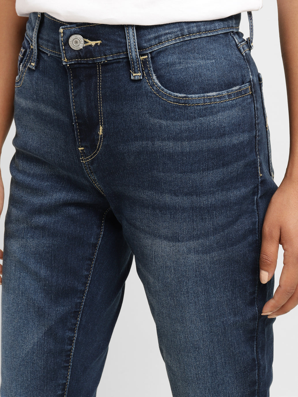 Women's 710 Blue Skinny Fit Mid Rise Jeans - f725536c-1ae5-48d0-9abf-14b96fb459db View