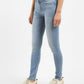 Women's 710 Blue Skinny Fit Mid Rise Jeans - 7791ec08-3023-449f-a02b-fcde42b180c6 View